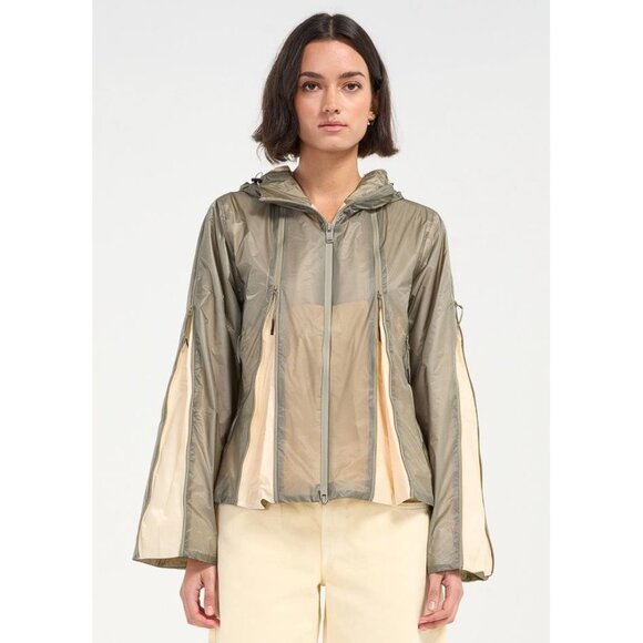 RAINS Women's Kauto Vision Insulated Curve Jacket W4T1 Drift Size M - Picture 1 of 14